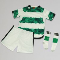 Billiga Celtic Barnkläder Hemma fotbollskläder till baby 2023-24 Kortärmad (+ Korta byxor)